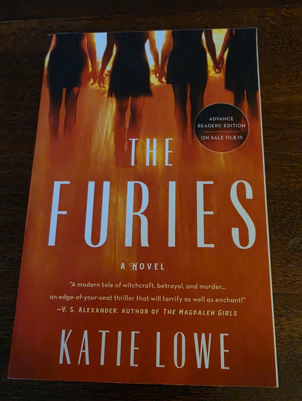 The Furies By Katie Lowe Paperback Book ARC Uncorrected Proof